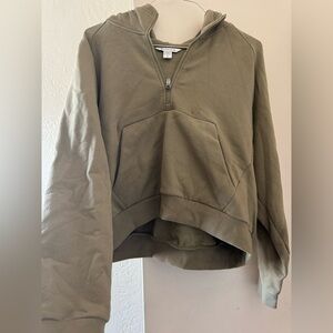 Athleta Women’s Zip Up Sweater in Olive